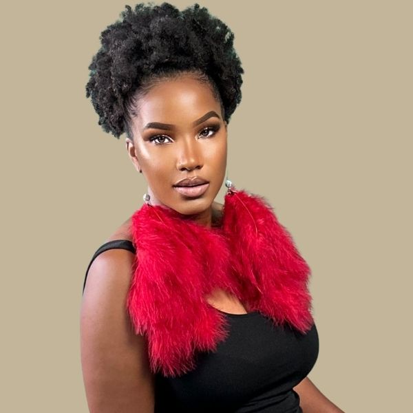 AIRY RED - Red Feather Earrings