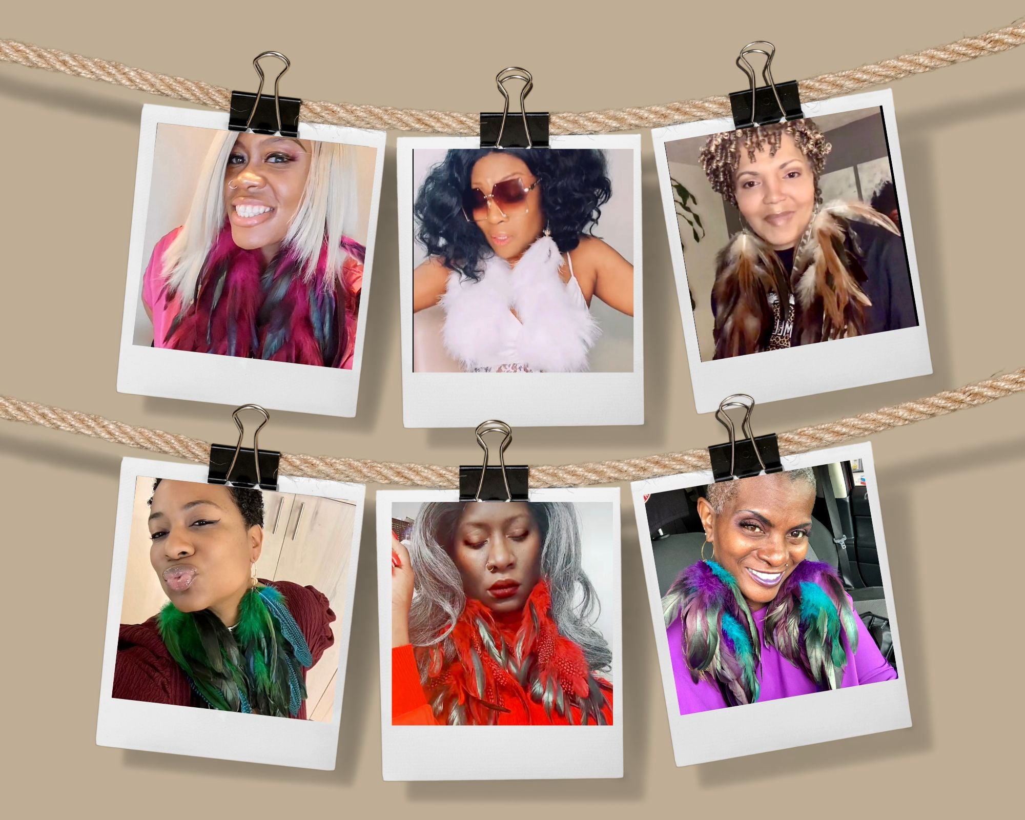 My Feather Earrings Carousel Image Two