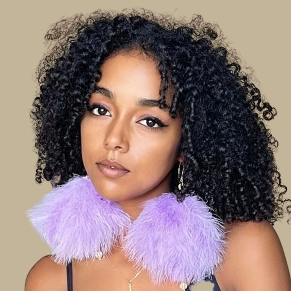 PLUMA LILAC - Lilac Feather Earrings